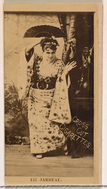 :Card Number 157 Miss Jarbeau from the Actors and Actresses -16x12"(A3) Poster