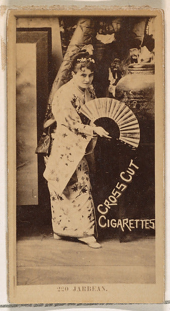 :Card Number 220 Miss Jarbeau from the Actors and Actresses -16x12"(A3) Poster