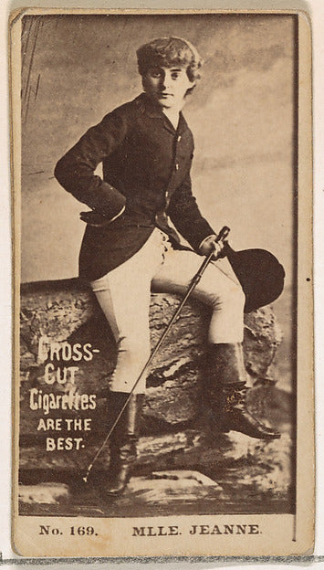 :Card Number 169 Mlle. Jeanne from the Actors and Actresses -16x12"(A3) Poster