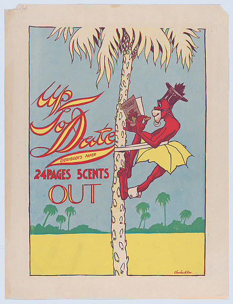 Update Out Everybody's Paper 1890–99-Charles Arthur Cox, Poster Print