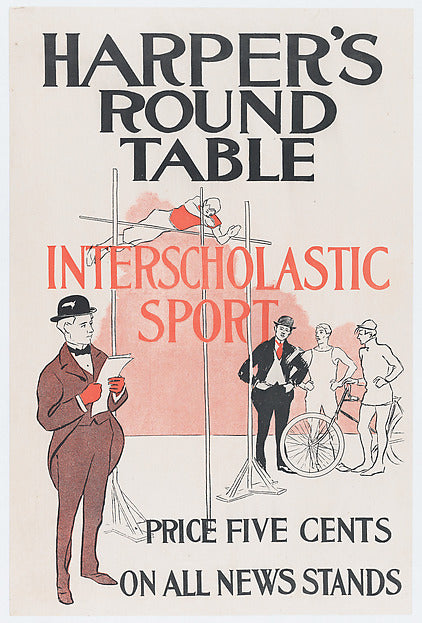 Harper's: Round Table Interscholastic Sport late 19th cent-An, Poster Print
