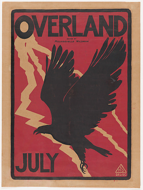 Overland Monthly: July 1895-Lafayette Maynard Dixon,16x12"(A3)Poster