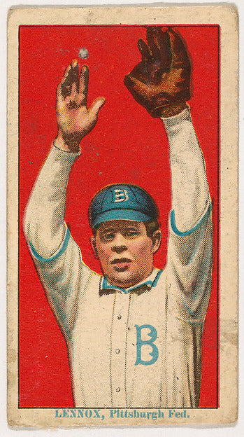 :Ed Lennox Pittsburgh from Coupon Cigarettes Baseball Issue -16x12"(A3) Poster