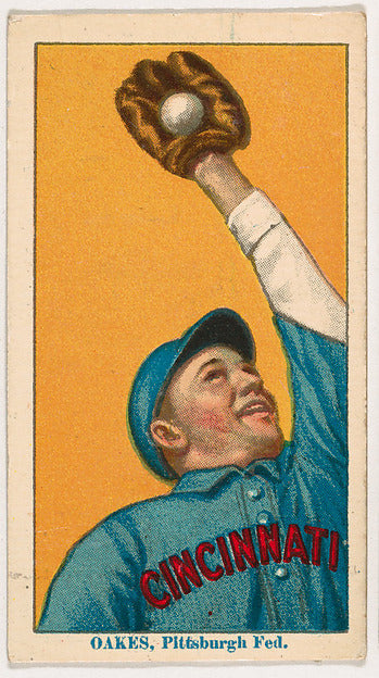 :Rebel Oakes Pittsburgh from Coupon Cigarettes Baseball Issu-16x12"(A3) Poster