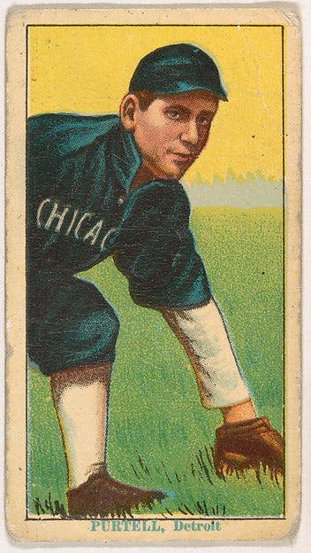 :Billy Purtell Detroit from Coupon Cigarettes Baseball Issue-16x12"(A3) Poster