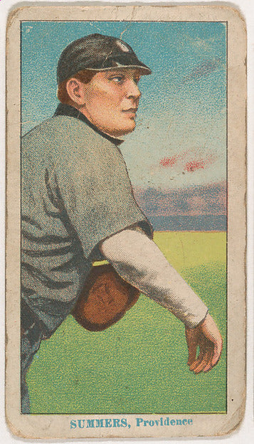 :Ed Summers Providence from Red Cross Tobacco Baseball Serie-16x12"(A3) Poster