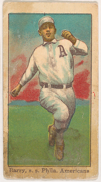 :Jack Barry Philadelphia from Mino Cigarettes Baseball Serie-16x12"(A3) Poster