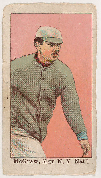 :John McGraw New York from Virginia Extra Cigarettes Basebal-16x12"(A3) Poster