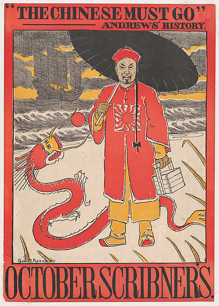 Scribner's: October 1895-George M. Reevs,16x12"(A3)Poster