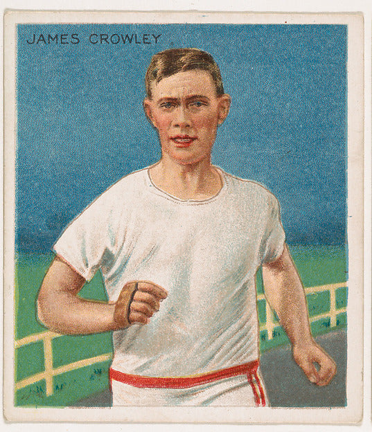 :James Crowley Track and Field from Mecca & Hassan Champion -16x12"(A3) Poster