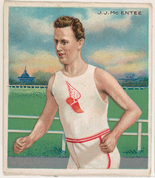 :James J. McEntee Track and Field from Mecca & Hassan Champi-16x12"(A3) Poster