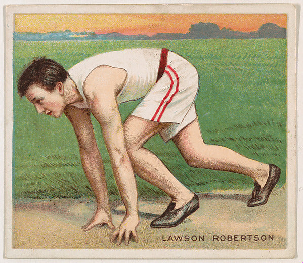 :Lawson Robertson Track and Field from Mecca & Hassan Champi-16x12"(A3) Poster
