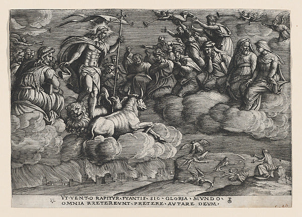 Georg Pencz:The Triumph of Eternity on Death from The Triump-16x12"(A3) Poster