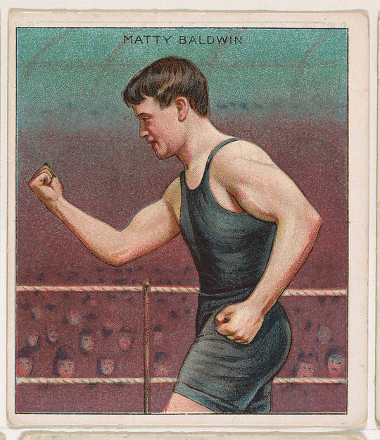 :Matty Baldwin Boxing from Mecca & Hassan Champion Athlete a-16x12"(A3) Poster