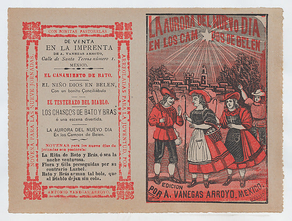 José Guadalupe Posada:Cover for 'La Aurora del Nuevo Dia en -16x12"(A3) Poster
