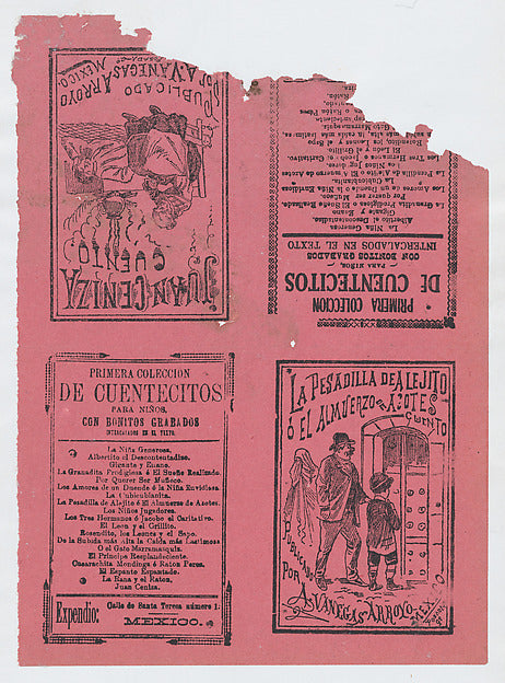 José Guadalupe Posada:Covers for 'La Pesadilla de Alejito o -16x12"(A3) Poster