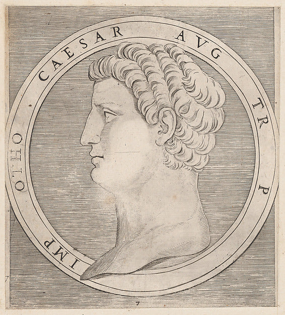 Speculum Romanae Magnificentiae - Otho from The Twelve Caesars, Poster Print Wall Art