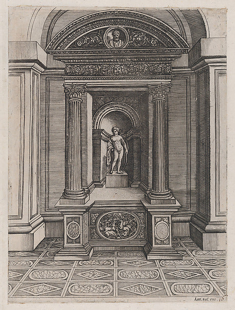 Speculum Romanae Magnificentiae - The Altar of Eros c1514–36-At, Poster Print Wall Art