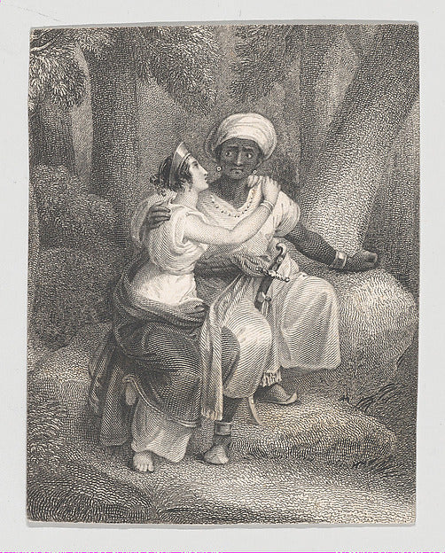 After Henry Corbould:Aaron and Tamora 1825–40-16x12"(A3) Poster