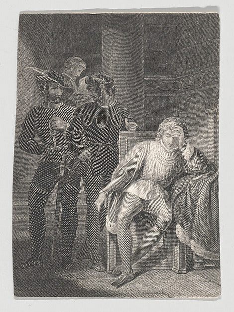 After Henry Corbould:The Duke of Clarence Asleep in the Towe-16x12"(A3) Poster
