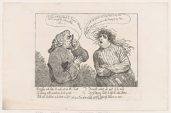 The Incurable April 4, 1784-Thomas Rowlandson , Poster Print