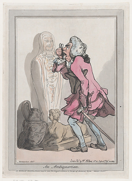 An Antiquarian October 23,1789-Thomas Rowlandson, Poster Print