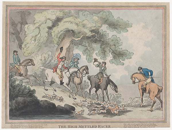 Thomas Rowlandson:The Hunter July 20, 1789-16x12"(A3) Poster