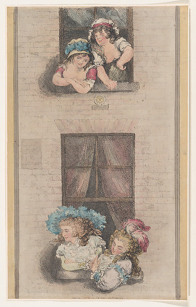 Thomas Rowlandson:Maids and Mistresses December 1, 1791-16x12"(A3) Poster