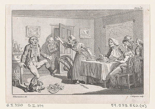 Charles Grignion, I , After Thomas Rowlandson:Humphry Clinke-16x12"(A3) Poster