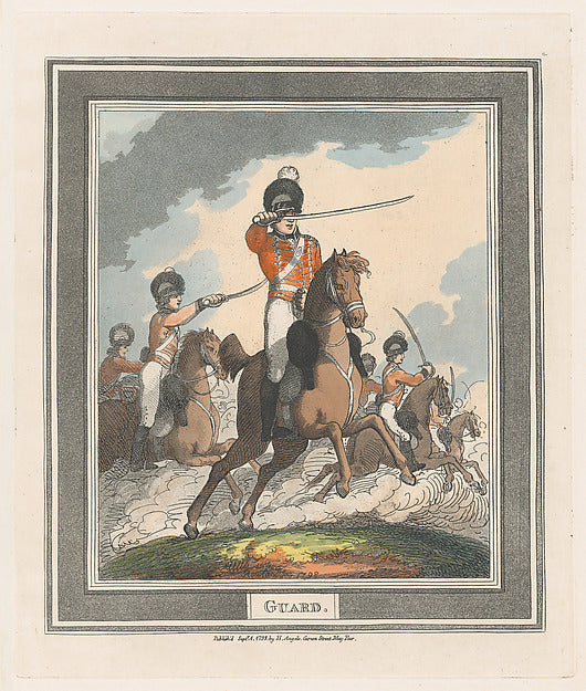 Thomas Rowlandson:Guard September 1, 1798-16x12"(A3) Poster