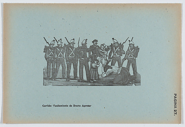José Guadalupe Posada:Page 27: the execution of Bruno Apresa-16x12"(A3) Poster