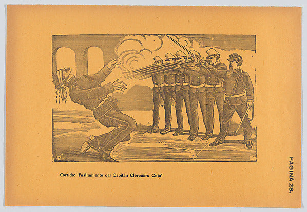 José Guadalupe Posada:Page 28: the execution of Captain Clor-16x12"(A3) Poster