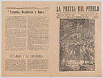 José Guadalupe Posada:Bi-fold pages printed back and front f-16x12"(A3) Poster