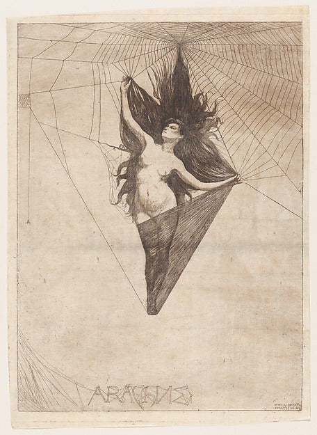Arachne 1884-Otto Henry Bacher,16x12"(A3)Poster
