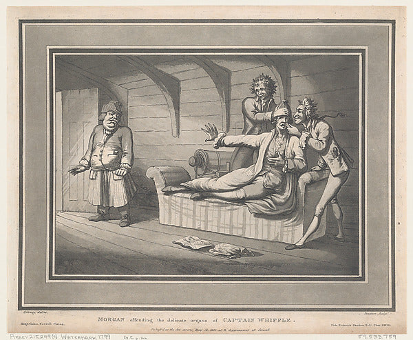 After Samuel Collings:Morgan Offending The Delicate Organs o-16x12"(A3) Poster