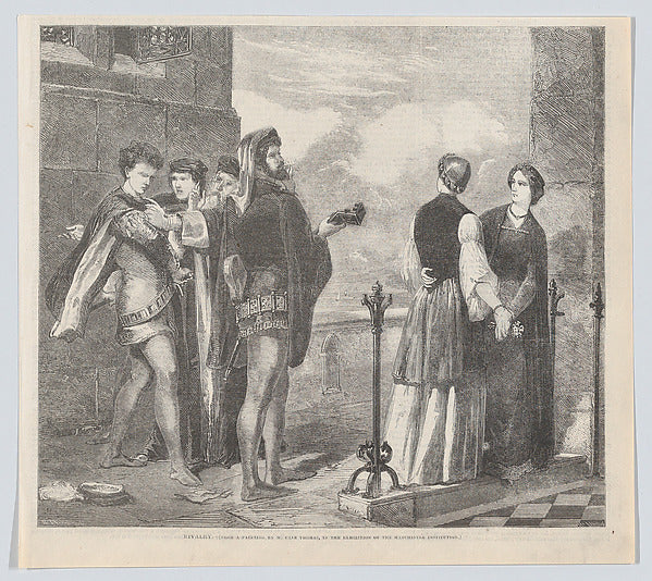 After intermediary draftsman Edmond Morin , After William Ca-16x12"(A3) Poster