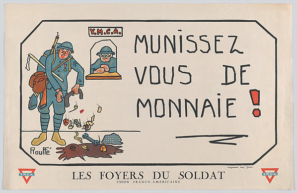Rouffé:Munissez vous de monnaie! c1916-16x12"(A3) Poster