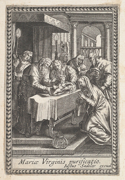 Anonymous:The Purification of the Virgin Mary 1590–c1620-16x12"(A3) Poster