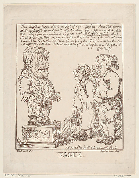 Taste April 2, 1801-Thomas Rowlandson, After George Moutard Wo, Poster Print