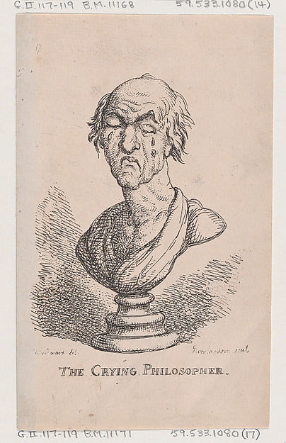 Thomas Rowlandson , After George Moutard Woodward:The Crying-16x12"(A3) Poster