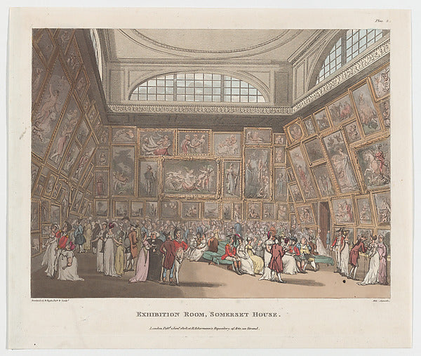 Designed and etched by Thomas Rowlandson , Designed and etch, Poster Print Wall Art
