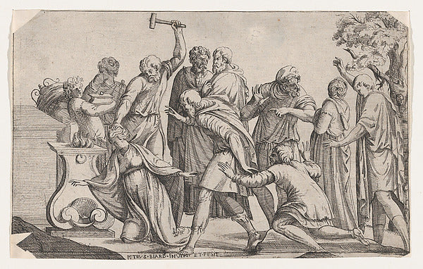 Pierre Biard II:Sacrifice of Iphigenia 1607–61-16x12"(A3) Poster