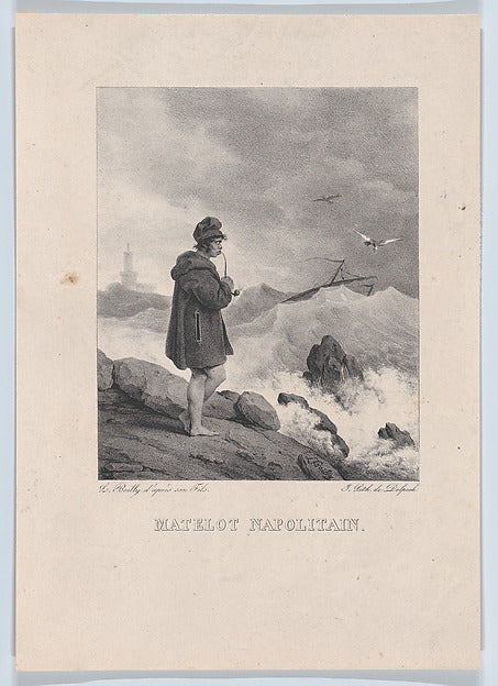 Neapolitan Sailor 1826-Louis Léopold Boilly, After Jules Boill, Poster Print Wall Art