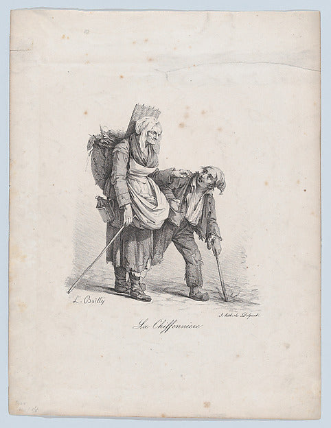 The Rag Picker 1822-Louis Léopold Boilly , Poster Print Wall Art