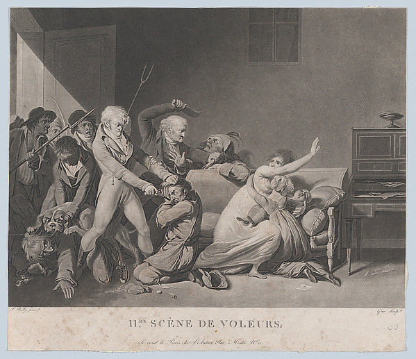 Second Scene of Thieves c1805-Gror, After Louis Léopold Boilly, Poster Print Wall Art
