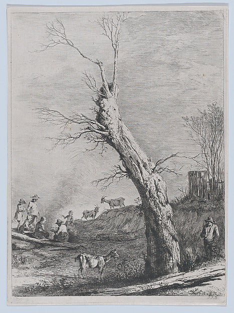 Winter after a drawing completed in Saint-Chamond 1795-Jean J,16x12"(A3) Poster