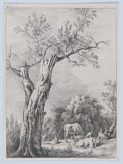 Spring after a drawing completed in Saint-Chamond 1795-Jean J,16x12"(A3) Poster