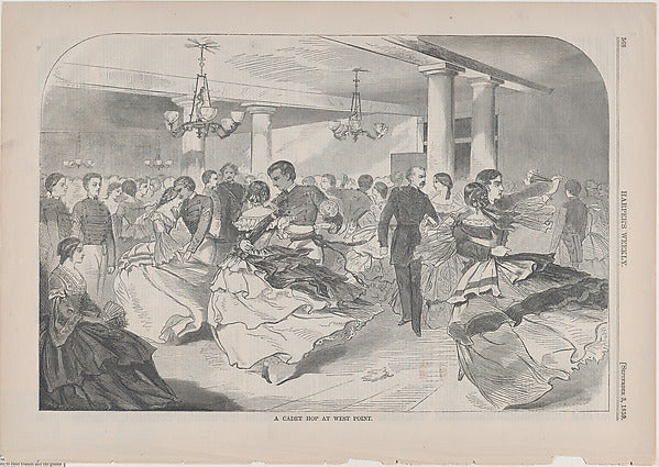 A Cadet Hop at West Point September 3, 1859-Winslow Homer ,16x12"(A3)Poster