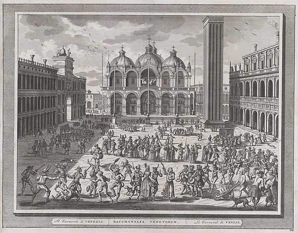 :The Carnival of Venice from: Thesaurus Antiquitatum et Hist-16x12"(A3) Poster