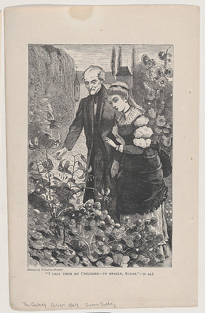 I Call Them My Children – To Myself Susan – Drawn by Winslow , Poster Print